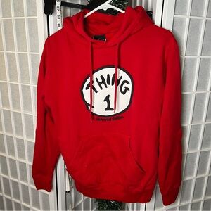 Universal Studios Red Sweater with Thing 1 Graphic